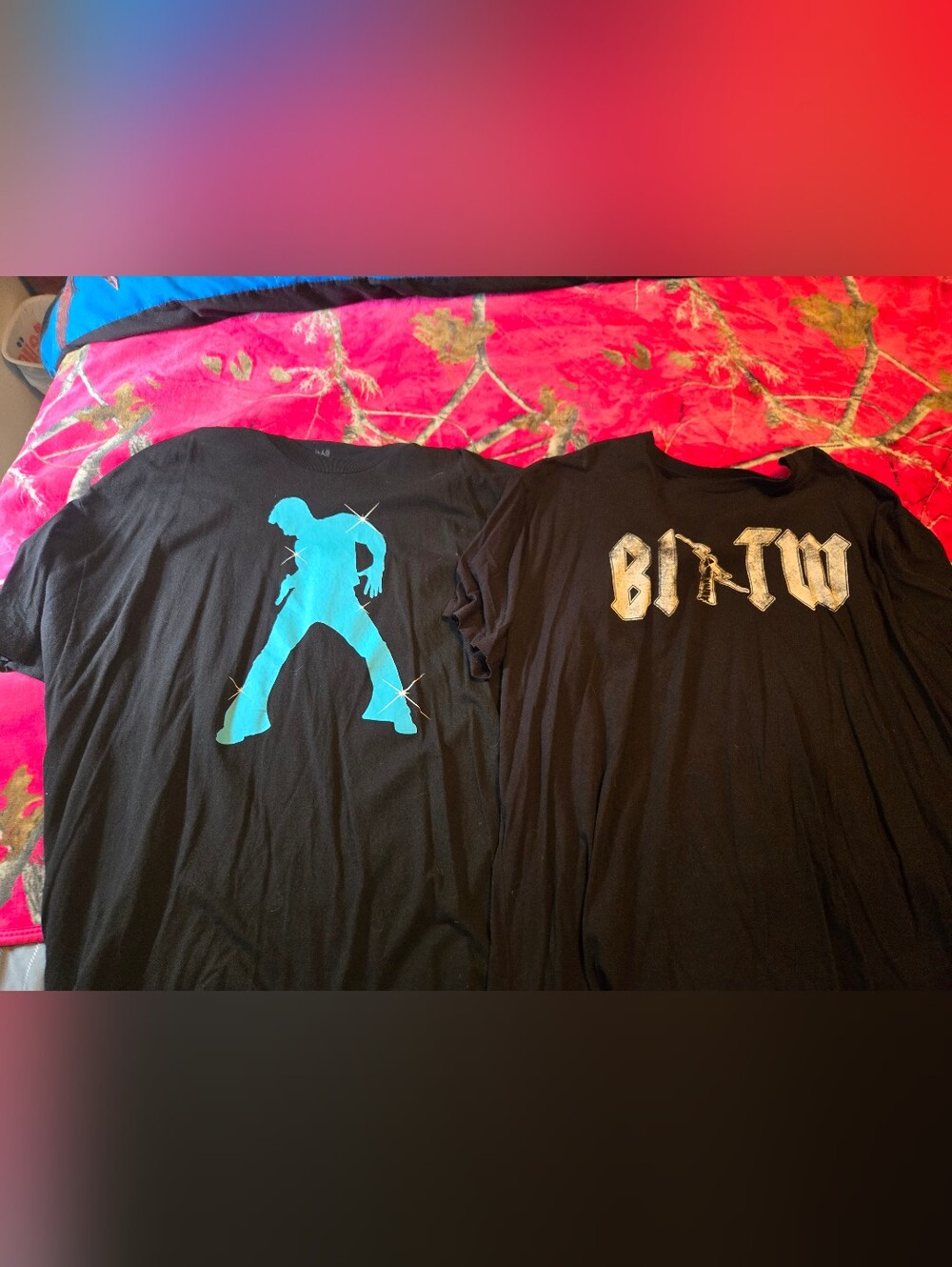 Professional Wrestling Shirts CM Punk BITW WWE Lot of 2.